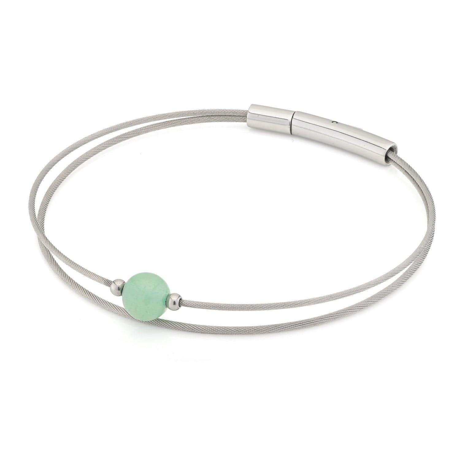 Armband Thinking of You mit Aventurin-Edelstein, silberfarben A713B | CLIC by Suzanne