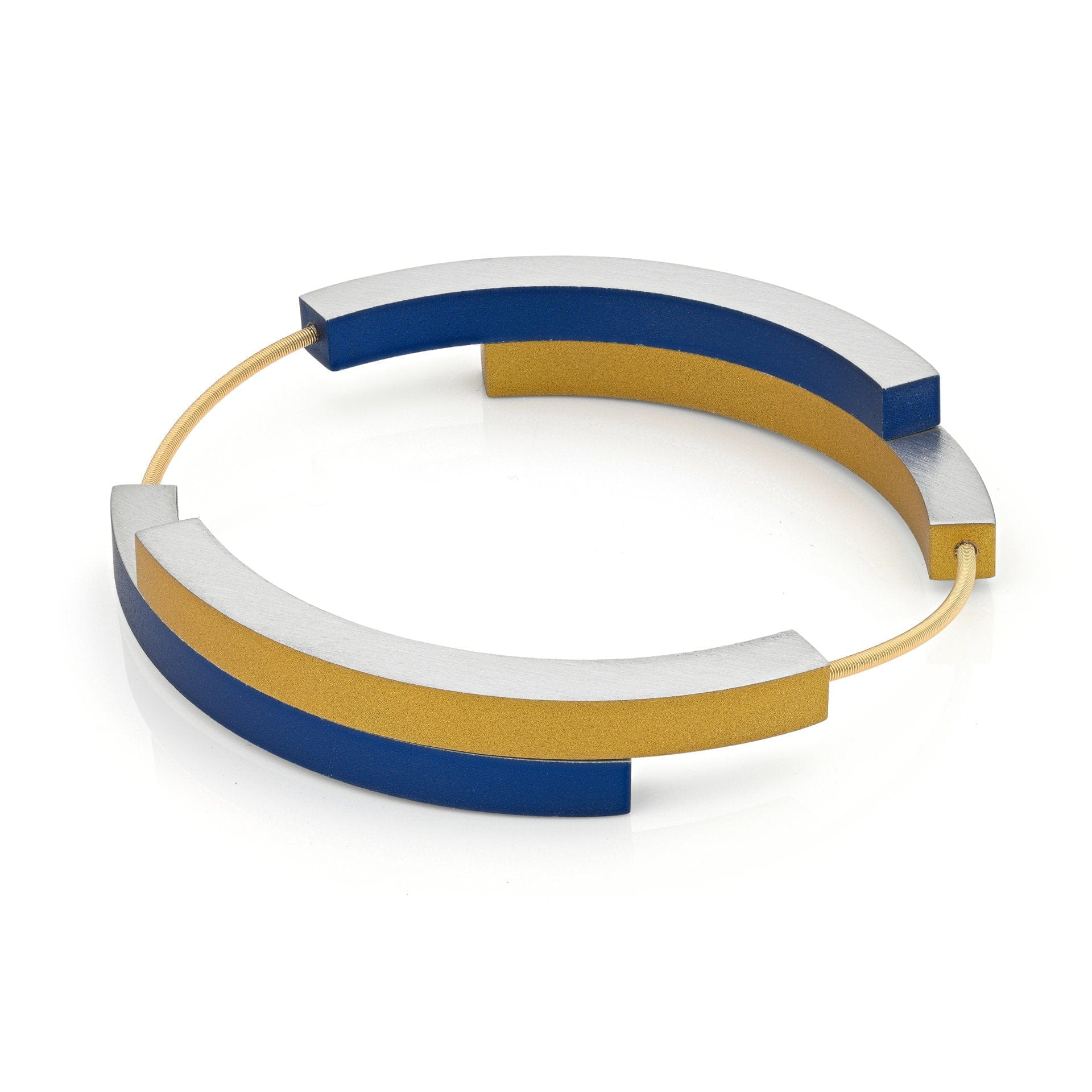 Armband BELLE Blau | Goldfarben | AG32BG