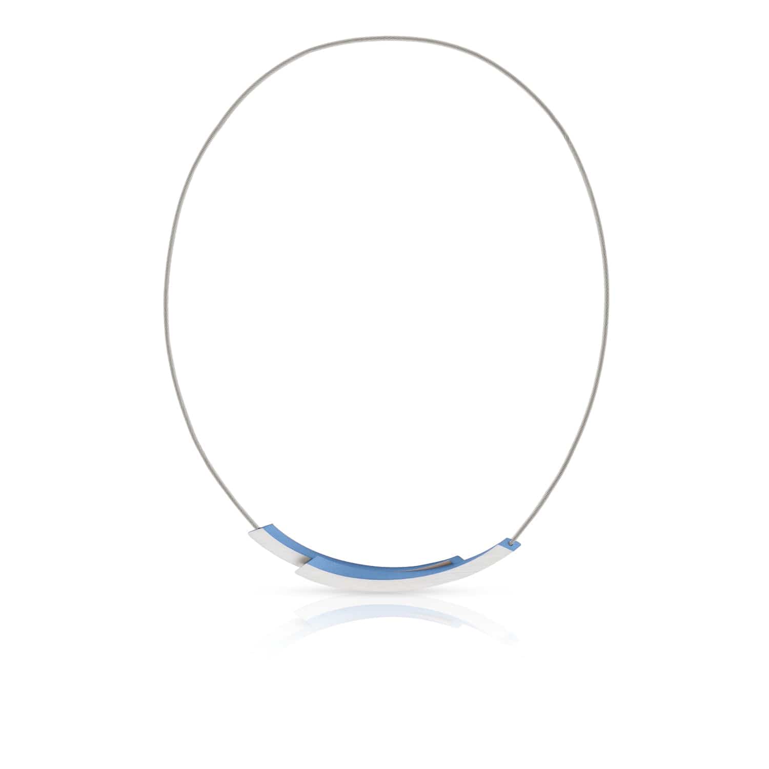Collier Bogen blauw C74B
