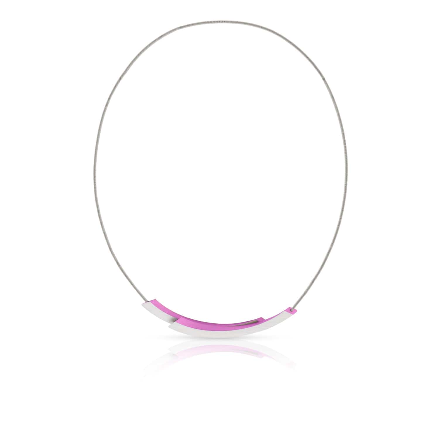 Collier Bogen paars C74P