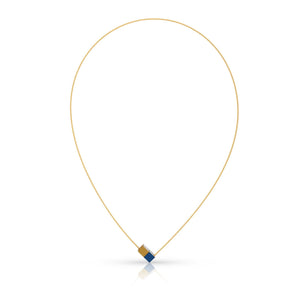 Ketting KAAT Blauw|Goudkleur | CG205BG