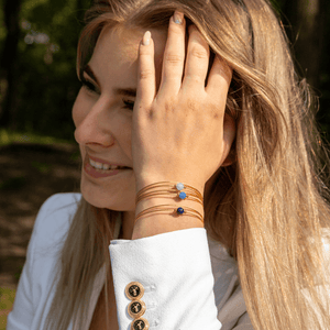 Thinking of You edelsteen armband Carneool goudkleur