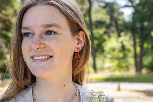 Oorbellen OLIVIA Rood | O21R