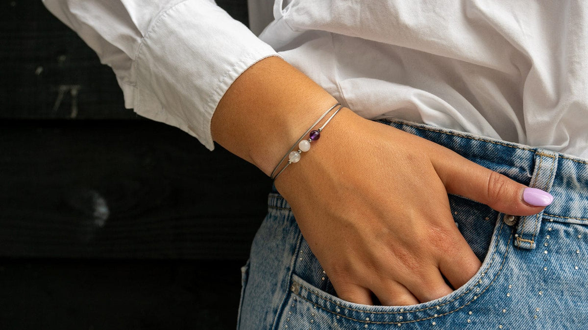 Mix and Match Thinking of You Edelstein-Armbänder | CLIC by Suzanne