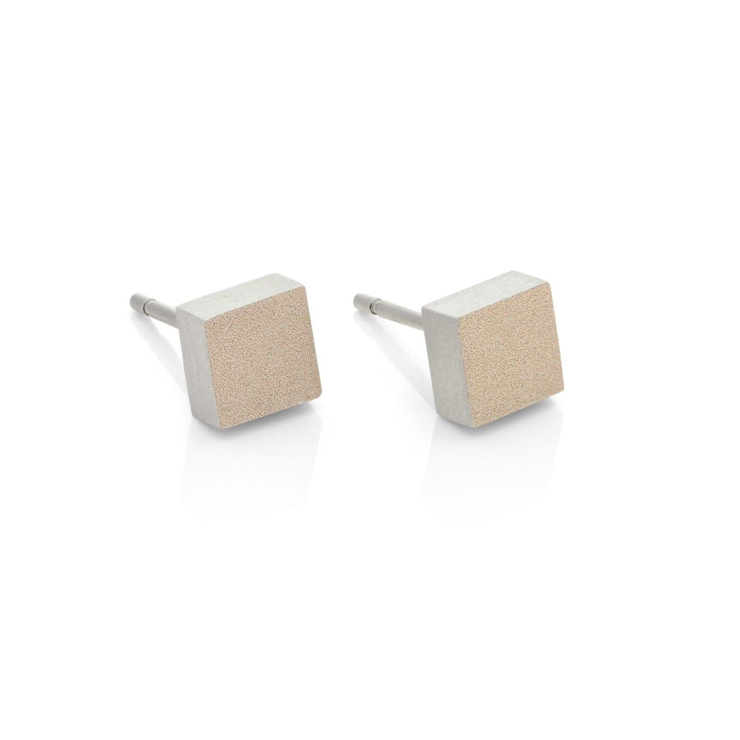 Ohrstecker Klein Quadrat VIEF Goldfarben | O37G