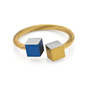 Ring KIKI Blauw-Goudkleur | RG4BG