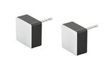 Ohrstecker Quadrat VIEF Schwarz | O15Z