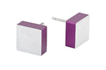 Ohrstecker Quadrat VIEF Lila | O15P