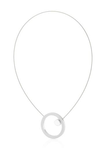 HalsketteGrote ring met glans rondje C180