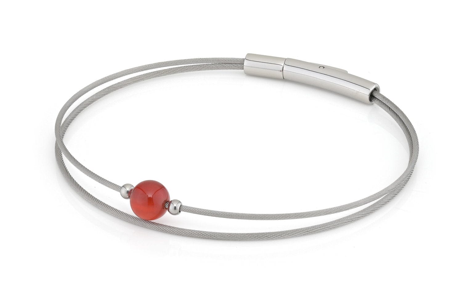 Thinking of You edelsteen armband Carneool zilverkleur