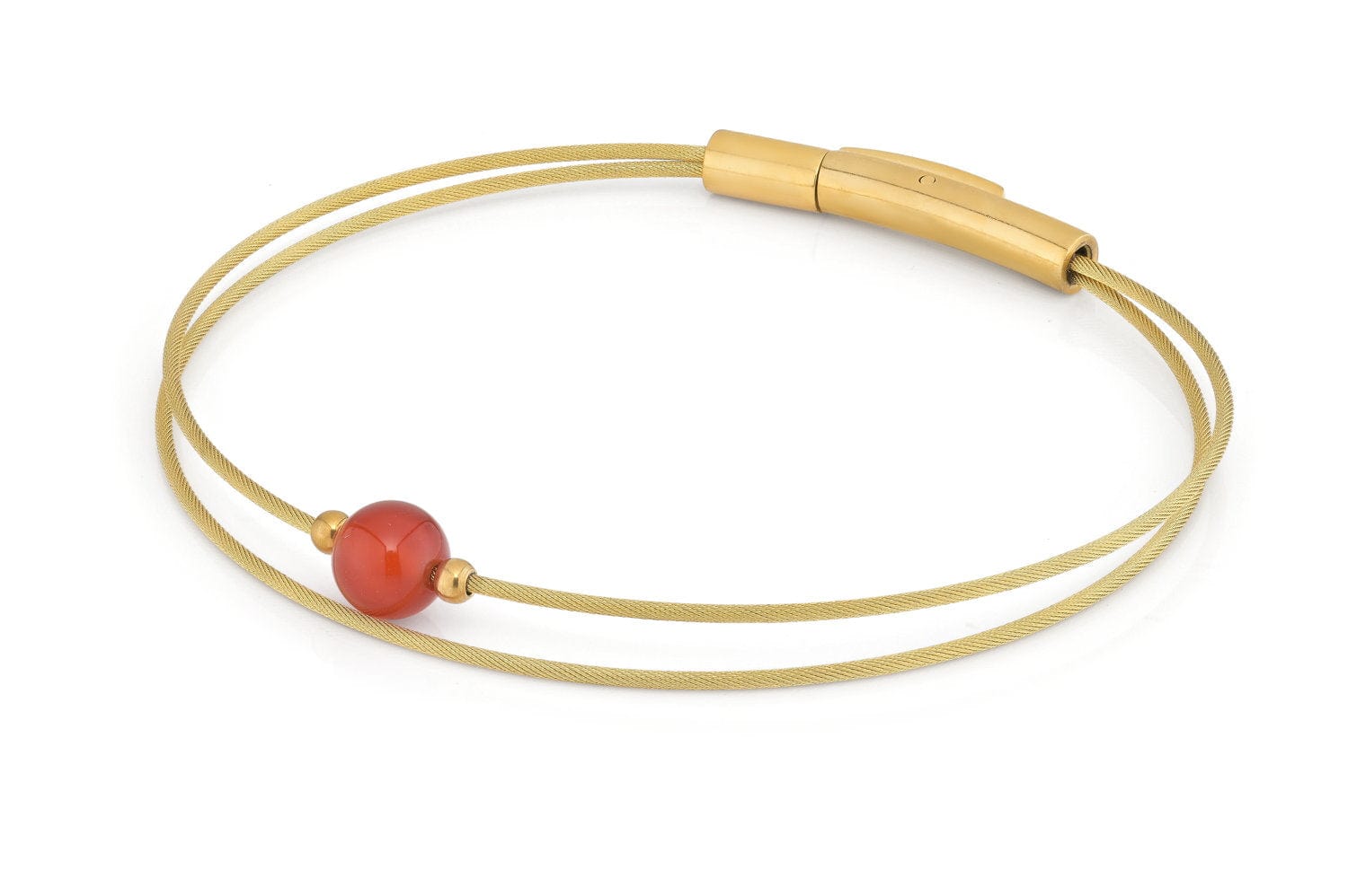 Thinking of You edelsteen armband Carneool goudkleur