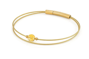 Thinking of You edelsteen armband Citrien goudkleur