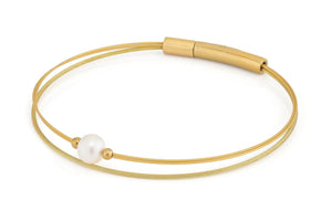Thinking of You edelsteen armband Parel goudkleur