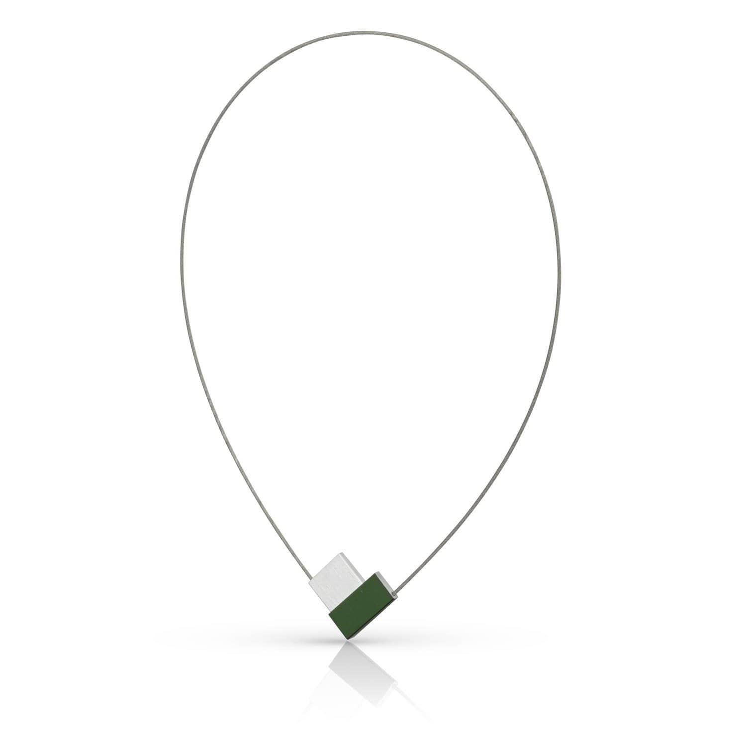 Halskette V-Form Grün C150GR