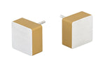Ohrstecker Quadrat VIEF Goldfarben | O15G