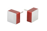 Ohrstecker Quadrat VIEF Rot | O15R